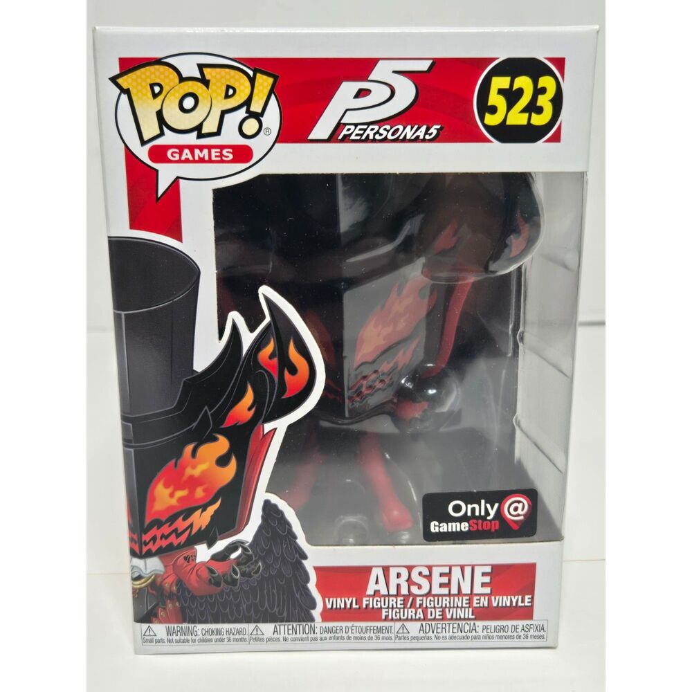 Funko Pop Games Persona 5 Arsene #523 | GameStop Exclusive Vaulted Figure